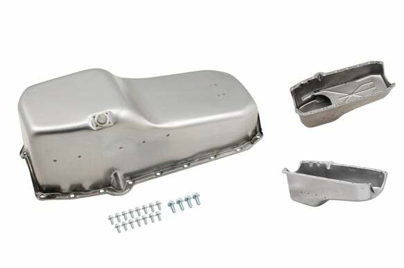 Mr. Gasket Oil Pan - Natural Unfinished Steel - 9425