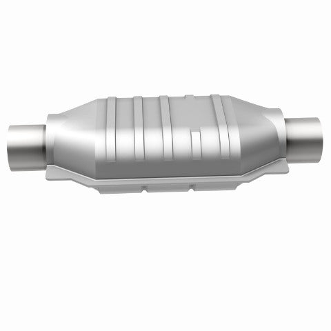 MagnaFlow universal catalytic converter 2.5 inch inlet/outlet stainless steel CARB compliant OBDII 94306