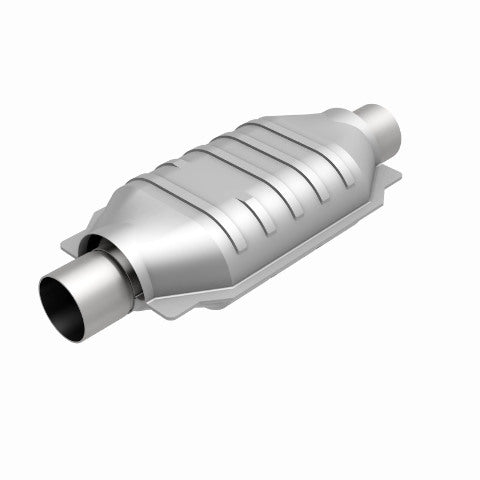 MagnaFlow universal catalytic converter 2.5 inch inlet/outlet stainless steel CARB compliant OBDII 94306