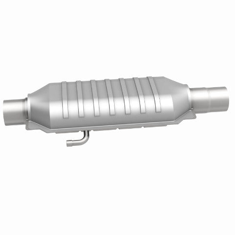 MagnaFlow universal catalytic converter 2.25 inch inlet/outlet stainless steel CARB compliant OBDII 94415