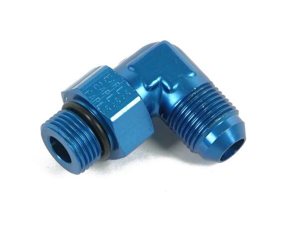 90 Degree -12 AN Male to 1 1/16-12 Swivel - 949012ERL