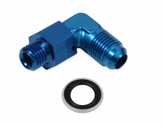 90 Degree -6 AN Male to 12mm x 1.5 Swivel - 949092ERL
