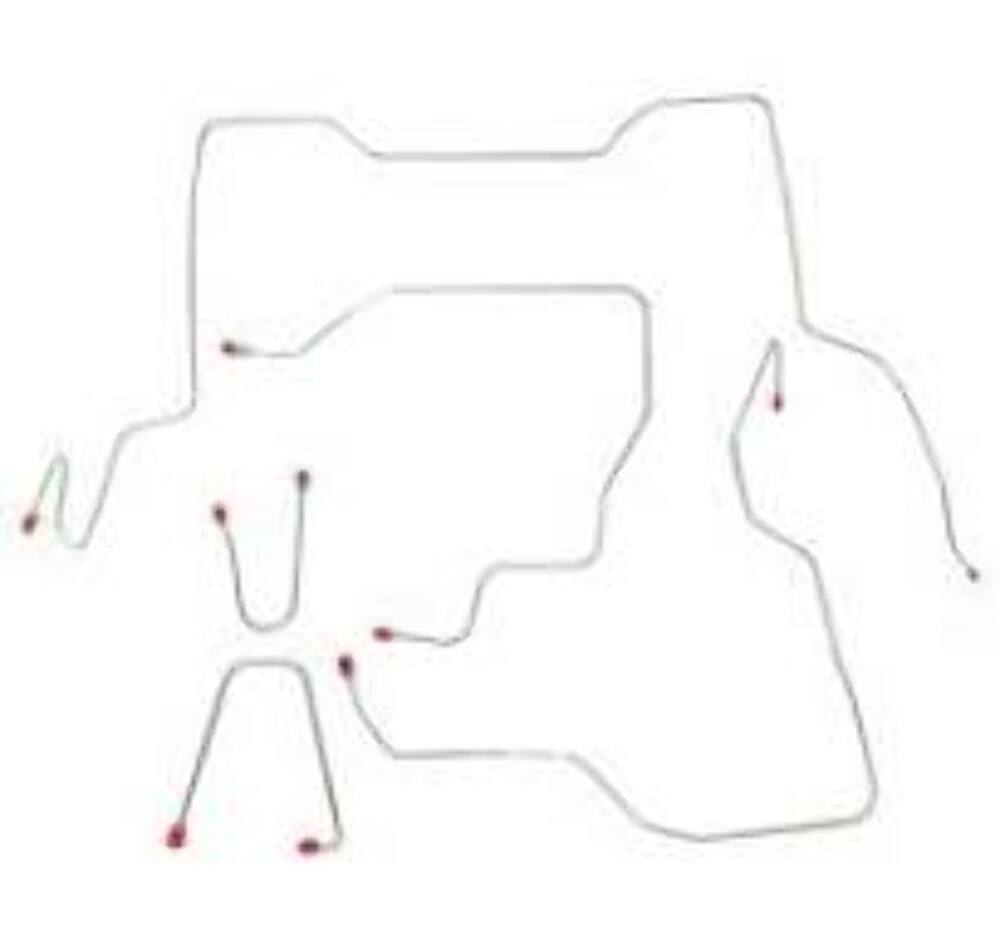 Brake Line Kit for 95-00 Chevy Silverado K2500 short bed