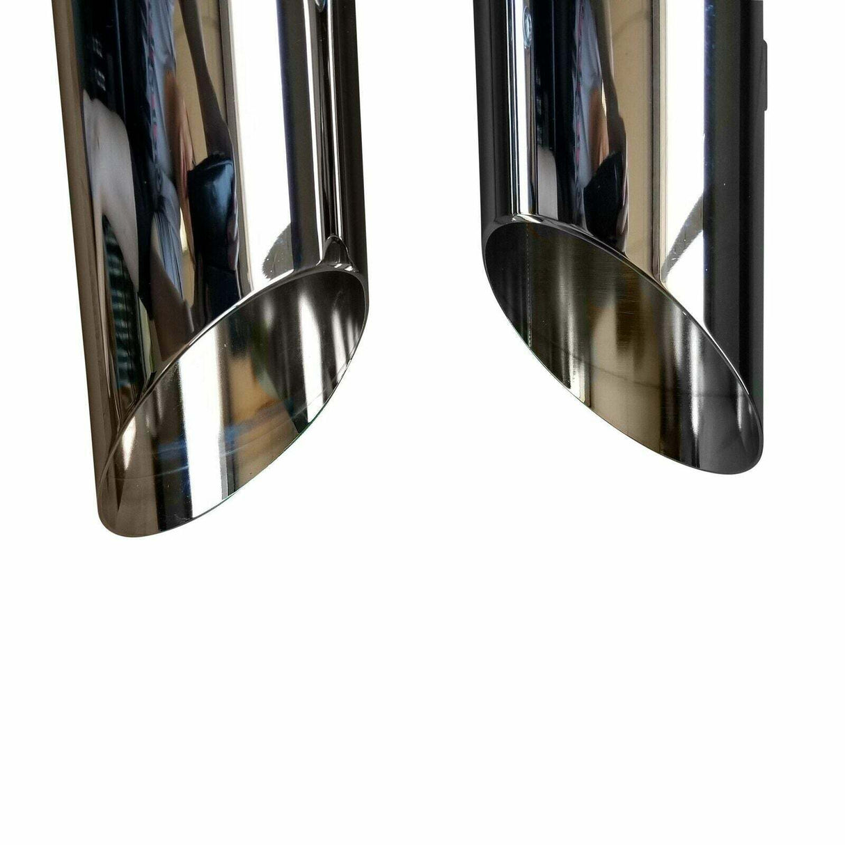 95-16 Harley Davidson Angle Slip On Muffler Chrome Exhaust 2.5 Baffle Jones Exhaust