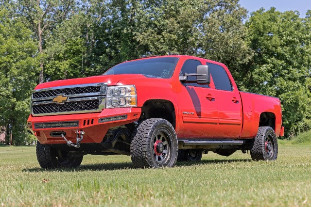 Fits Chevy/GMC 2500HD/3500HD (11-19) 3.5 Inch Knuckle Lift Kit; M1; 95740RED