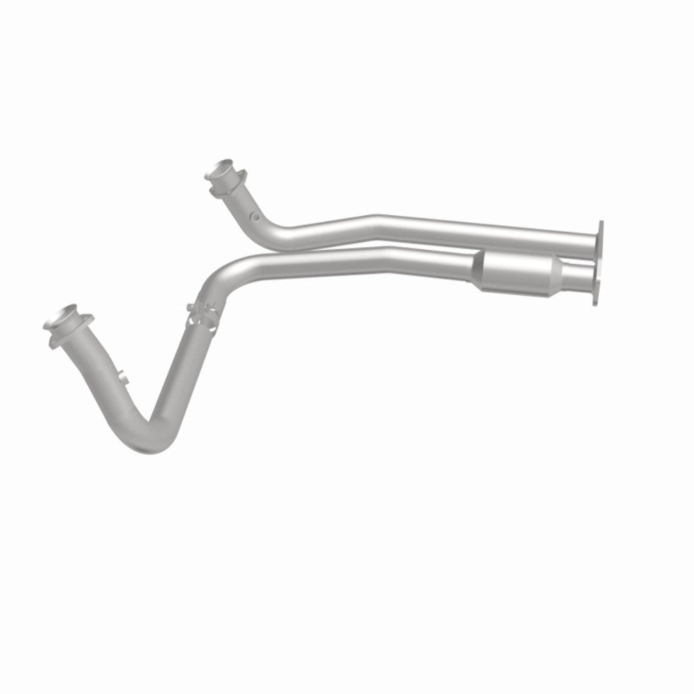 MagnaFlow direct-fit catalytic converter fits 1996-2000 Chevrolet K2500, Chevrolet C2500, and additional vehicles. Hardware is included to eliminate the hassle of working with corr