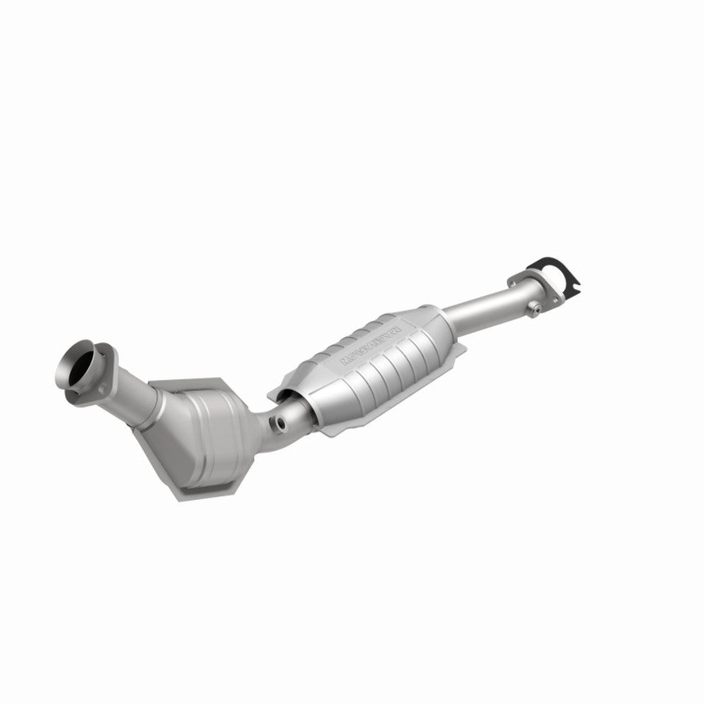 MagnaFlow direct-fit catalytic converter fits 1996-2002 Mercury Grand Marquis, Lincoln Town Car, and additional vehicles and 1996-2000 Crown Vic 4.6L 50 S 4.6L stainless steel CARB