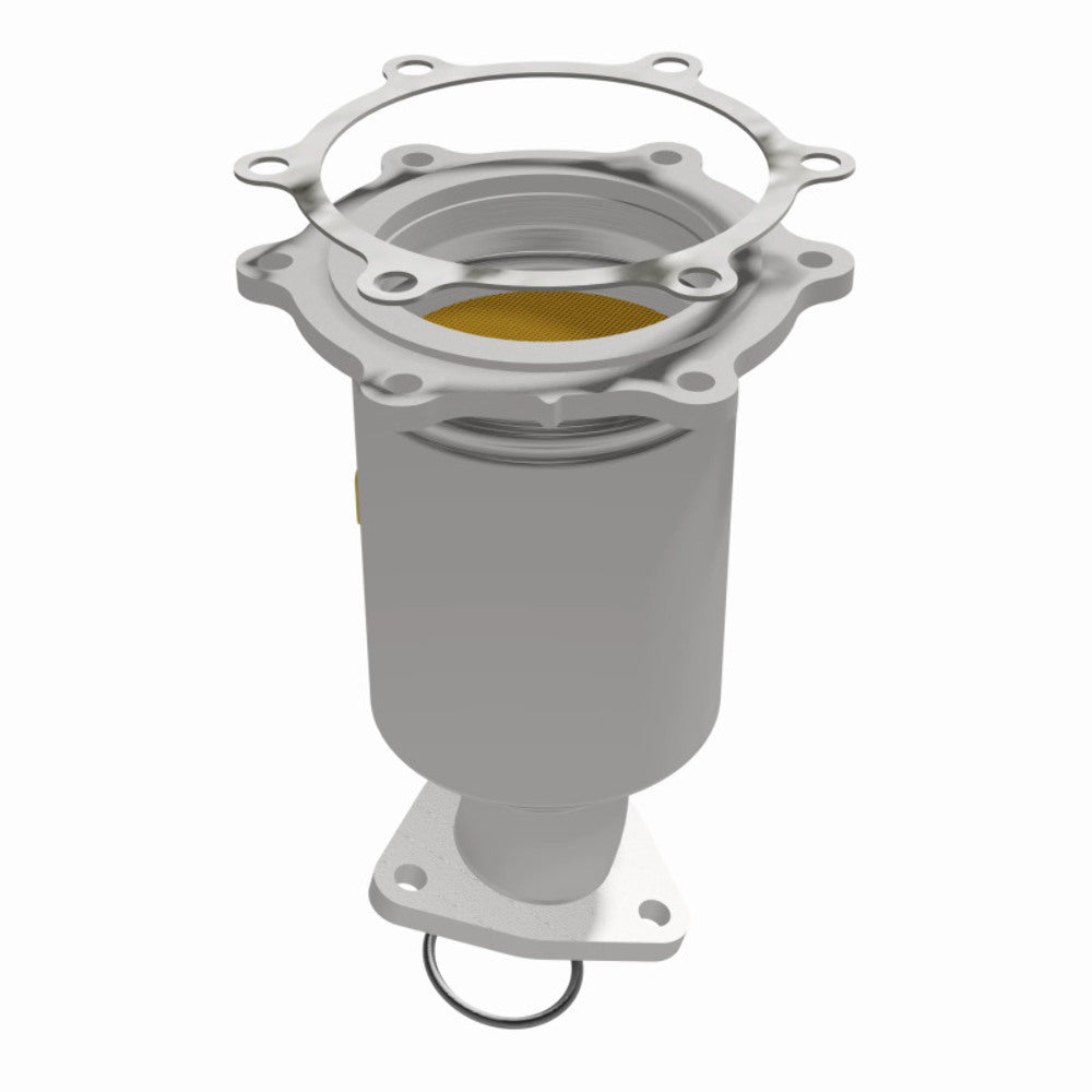 MagnaFlow direct-fit catalytic converter fits 1996-2000 Nissan Pathfinder and 1997-2000 INFINITI QX4, this and 1996-2000 Pathfinder passenger side Front passenger side stainless st