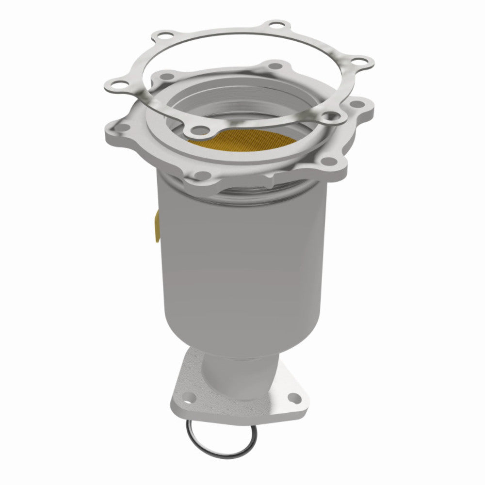 MagnaFlow direct-fit catalytic converter fits 1996-2000 Nissan Pathfinder and 1997-2000 INFINITI QX4, this and 1996-2000 Pathfinder passenger side Front passenger side stainless st