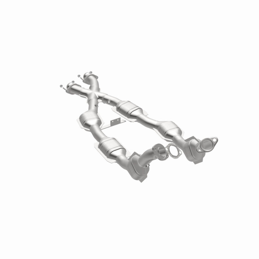 MagnaFlow direct-fit catalytic converter for 1996-1998 Ford Mustang 4.6L stainless steel Federal EPA compliant OBDII 93348