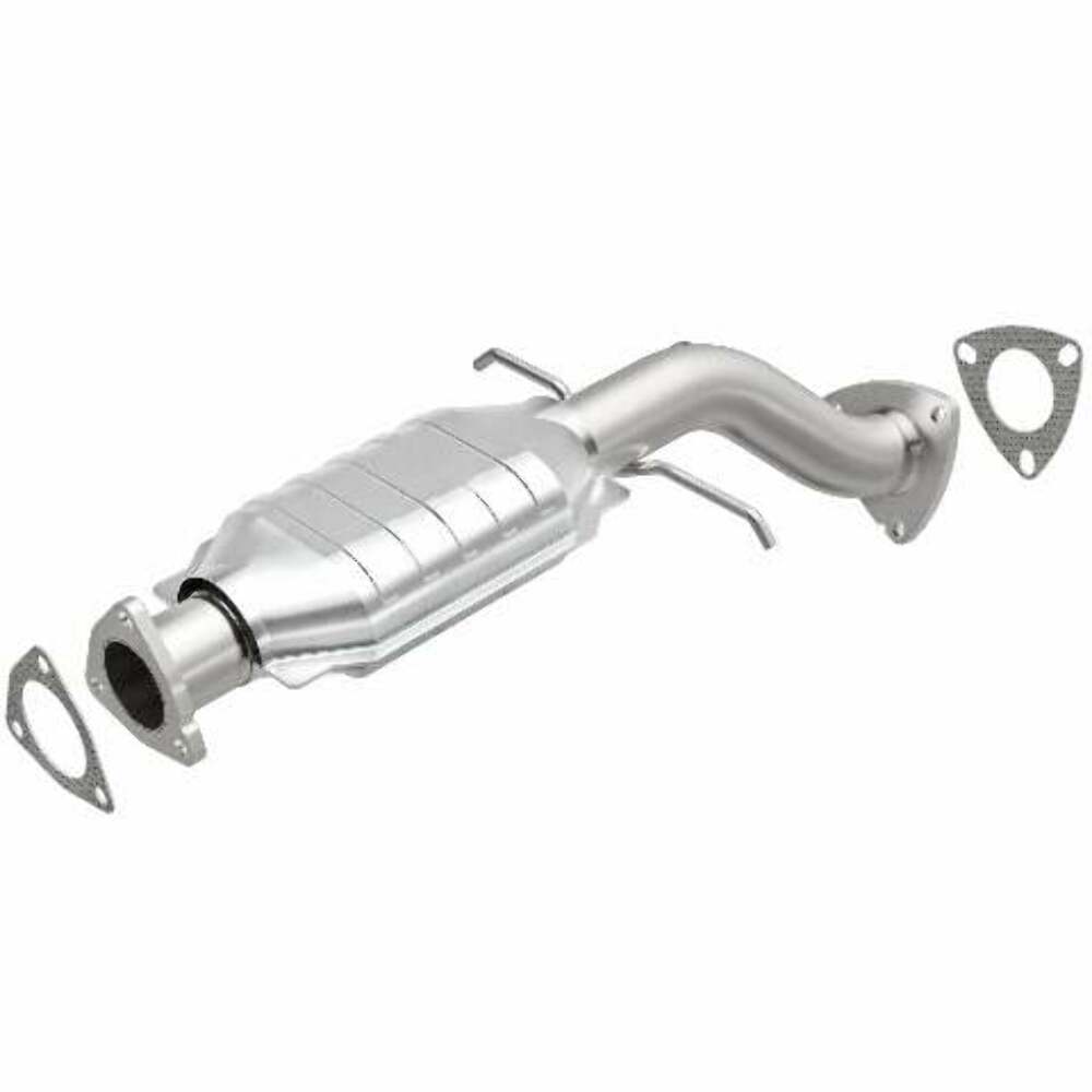 MagnaFlow direct-fit catalytic converter fits 1998-1999 Chevrolet Blazer, GMC Jimmy, and additional vehicles and 1996-1999 GM Blazer/Jimmy 4.3L stainless steel CARB compliant 44721