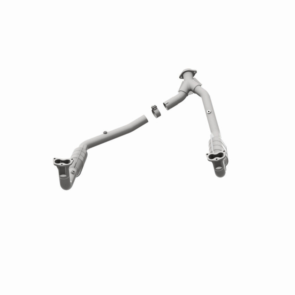 MagnaFlow direct-fit catalytic converter fits 1996-1998 Land Rover Discovery and 1997 Land Rover Defender 90. Hardware is included to eliminate the hassle of working with corroded