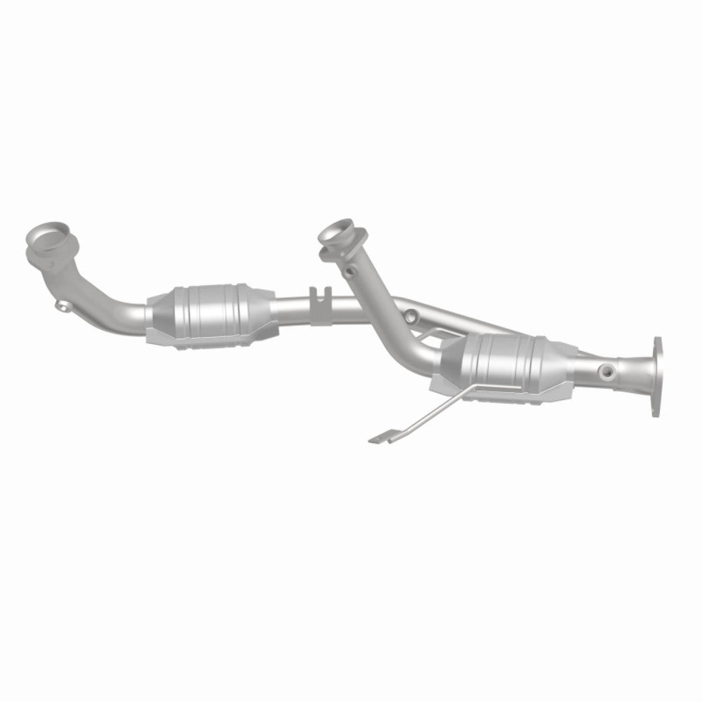 MagnaFlow direct-fit catalytic converter fits 1996-1999 Ford Taurus 3.0L and 1996-1999 Mercury Sable 3.0L stainless steel Federal EPA compliant OBDII 93436