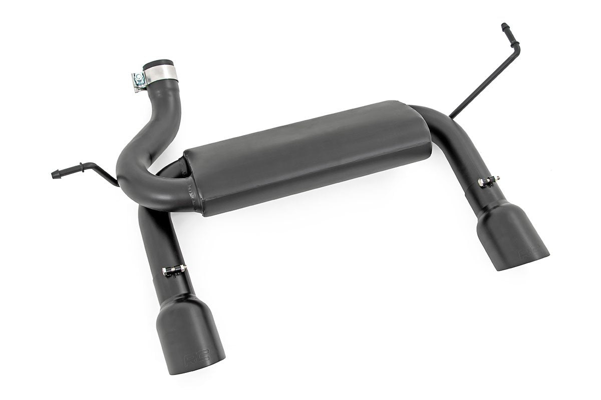 Fits Jeep Wrangler JK (07-18) Performance Exhaust; Dual Outlet; 96002A