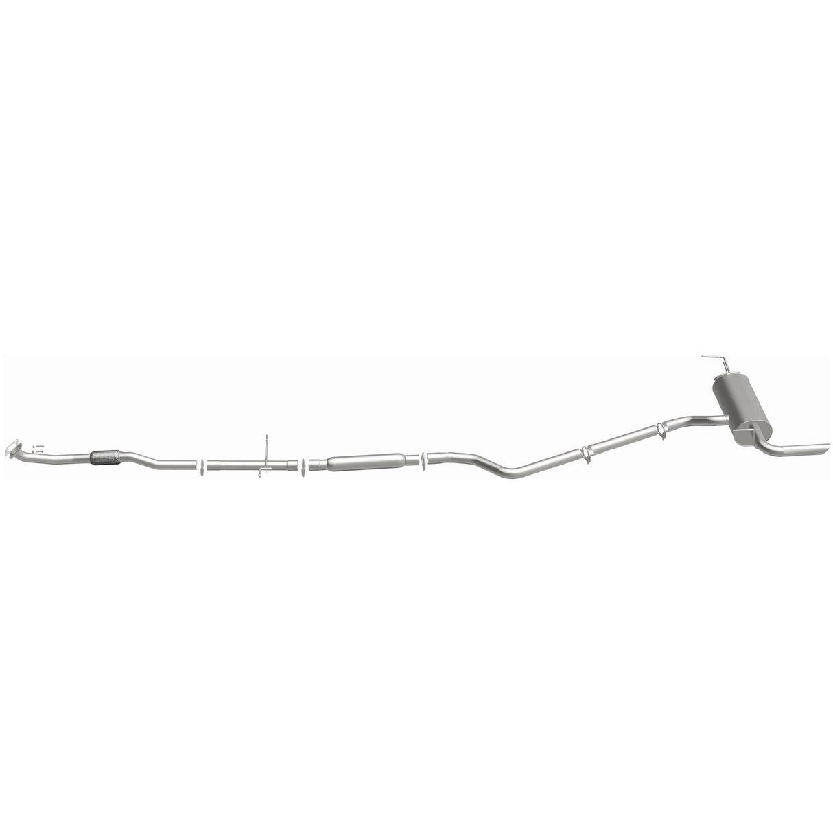 2014-2018 Jeep Cherokee Direct-Fit Replacement Exhaust System 106-0781 aluminized steel