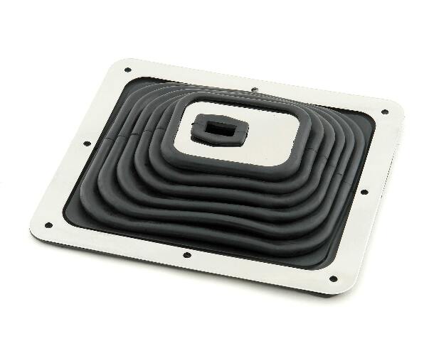 Mr. Gasket shifter boot large 7 3/4 in X 4 1/2 in black rubber 9649
