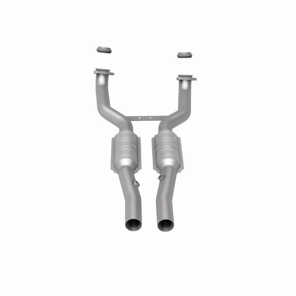 MagnaFlow direct-fit catalytic converter for 1997-1999 Chevy Corvette driver side stainless steel CARB compliant OBDII 51397