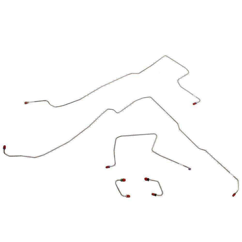 Front Brake Line Kit for 1997-2006 Jeep Wrangler No ABS steel