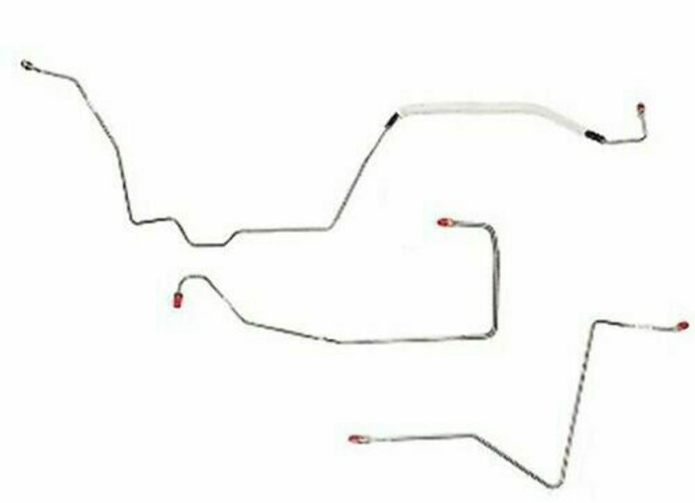t 97-98 Buick Regal Front Brake Line Kit Stainless Steel Fine Lines