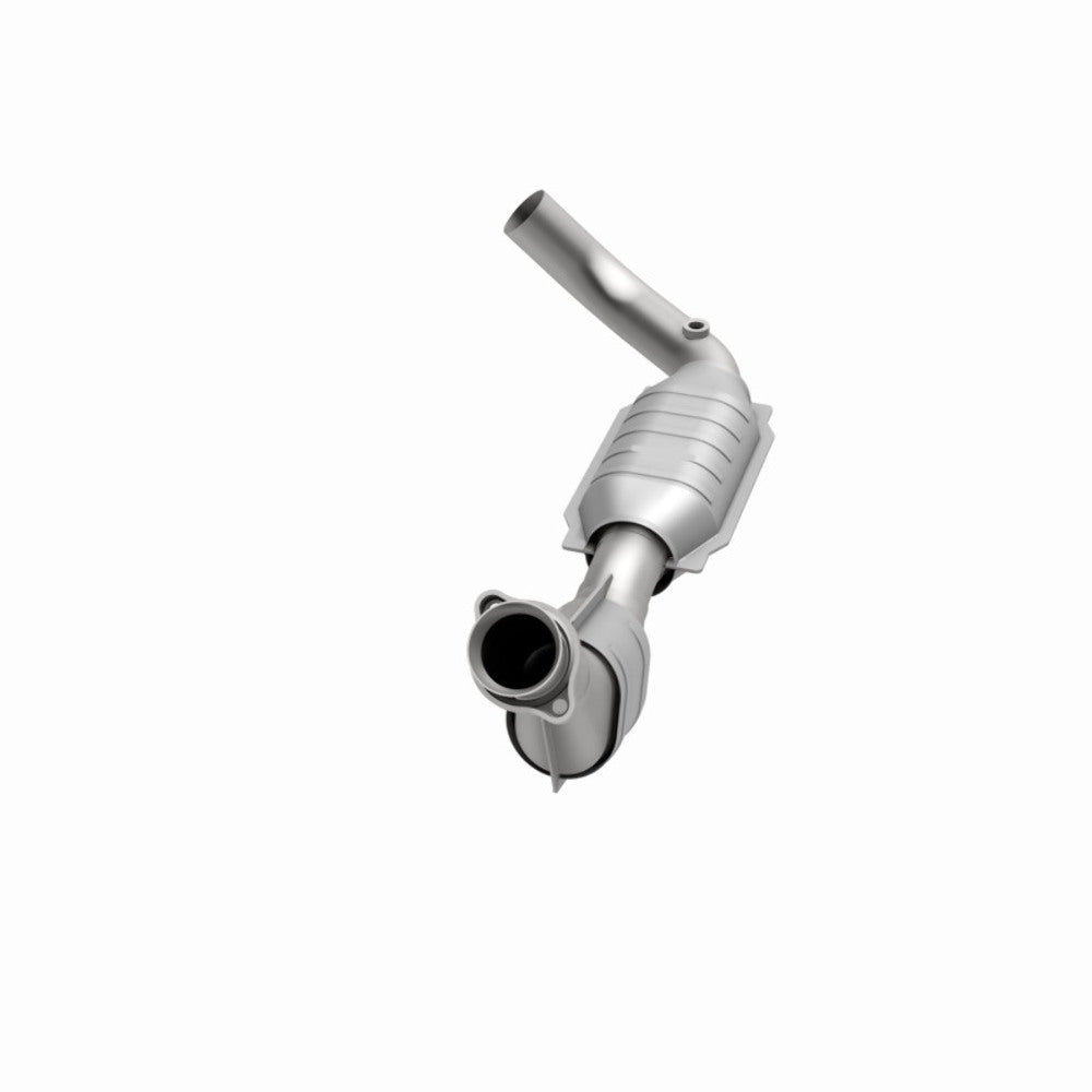 MagnaFlow direct-fit catalytic converter for 1997-1998 Ford F-150 4.2L driver side stainless steel Federal EPA compliant OBDII 93428