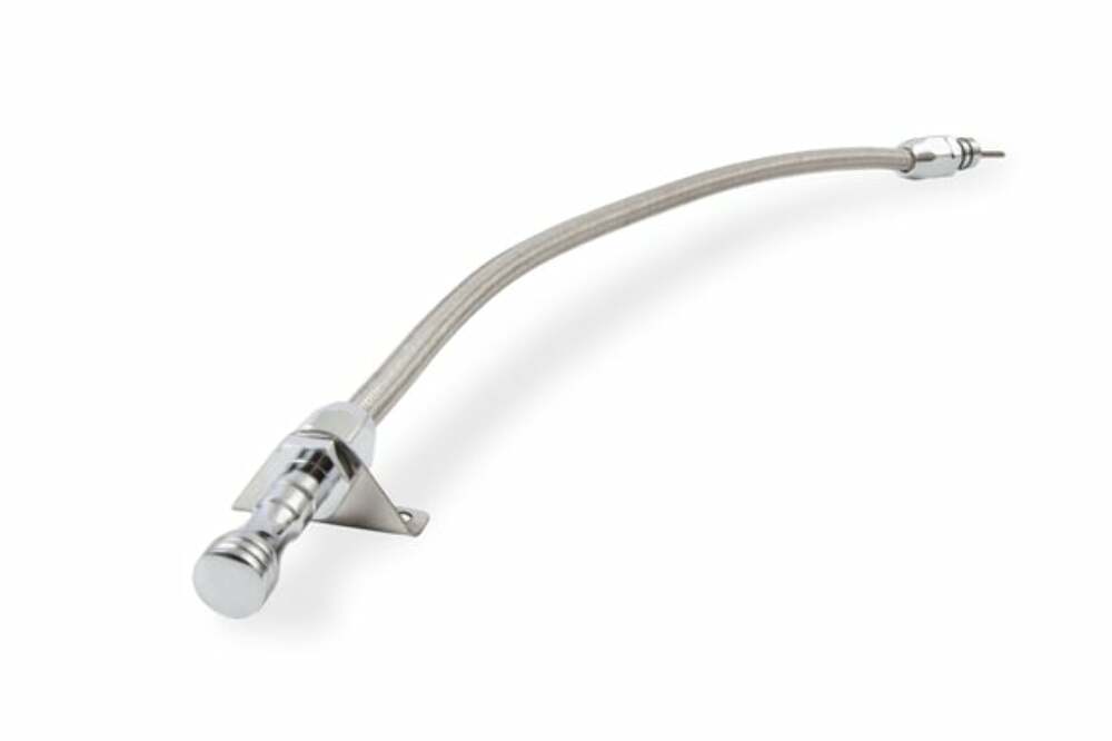 t Mr. Gasket Automatic Transmission Dipstick & Tube -Braided Stainless Steel 9704G Mr. Gasket
