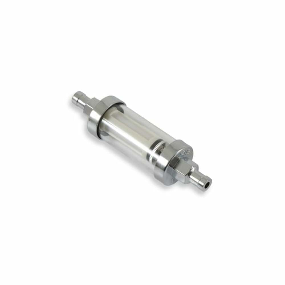 Mr. Gasket clearview fuel filter kit carburetor chrome 9747