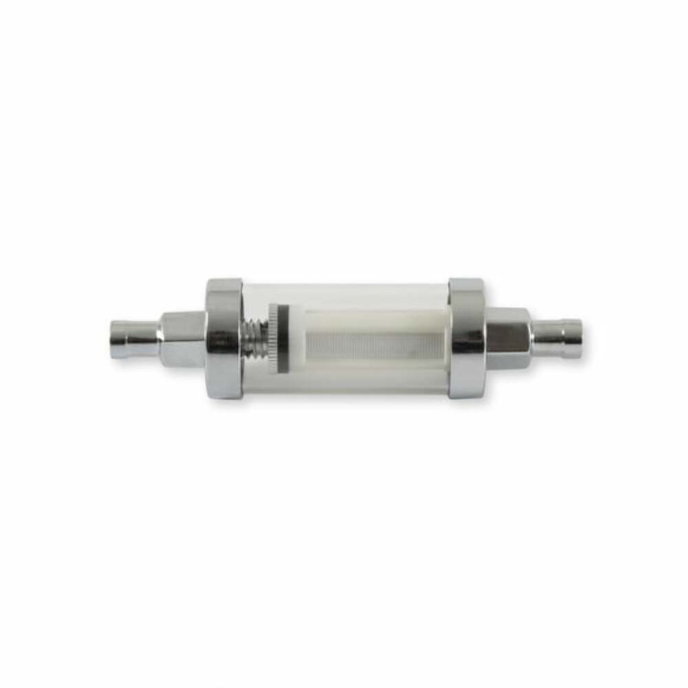 Mr. Gasket clearview fuel filter kit carburetor chrome 9747