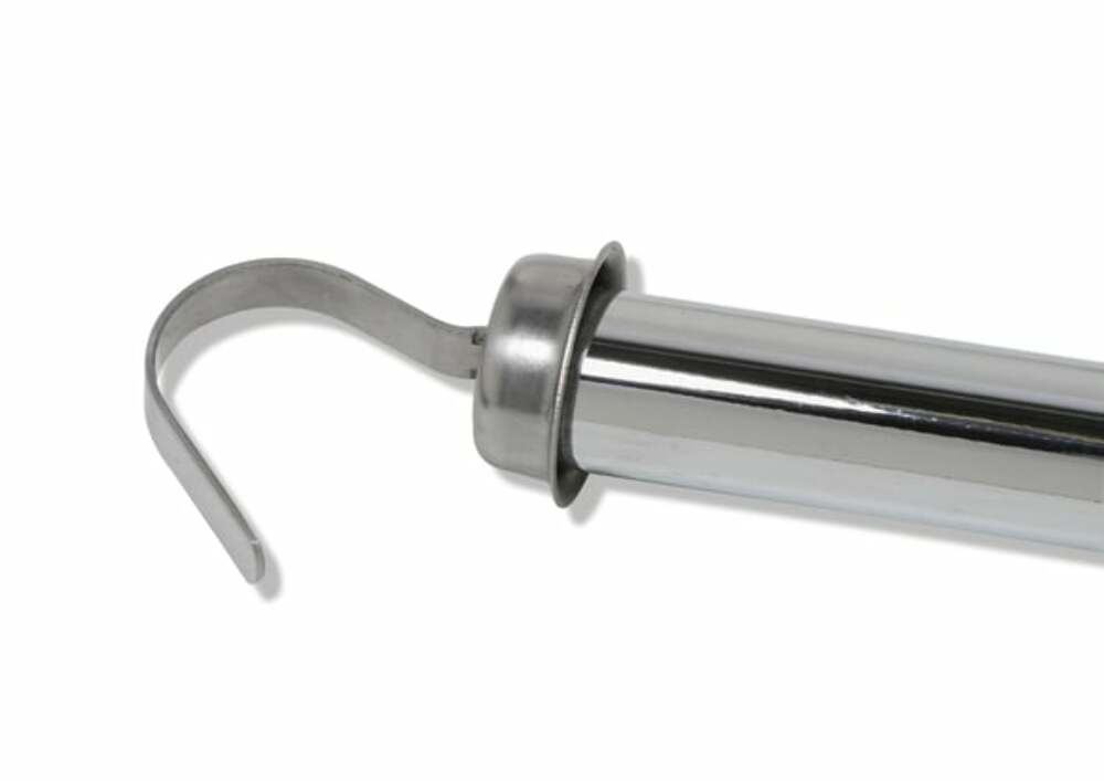 Mr. Gasket transmission dipstick and tube chrome A Chevy steel 9765