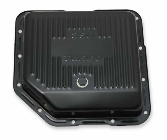 Mr. Gasket transmission oil pan black steel 9765BMRG LS engine Chevy aluminum 2493