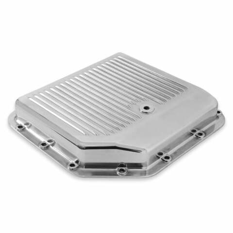 Mr. Gasket transmission oil pan polished aluminum Chevy steel 9791G
