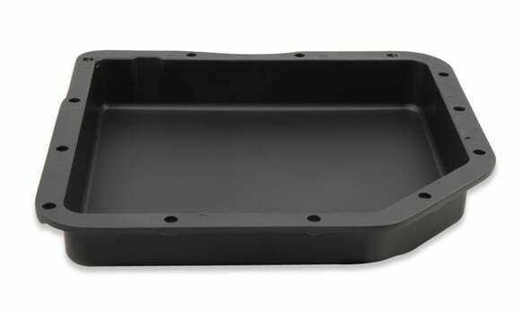 Mr. Gasket transmission oil pan black aluminum 9795BMRG Chevy steel 2493