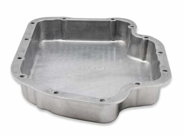 Mr. Gasket transmission oil pan polished aluminum 9796PMRG Chevy steel 2493