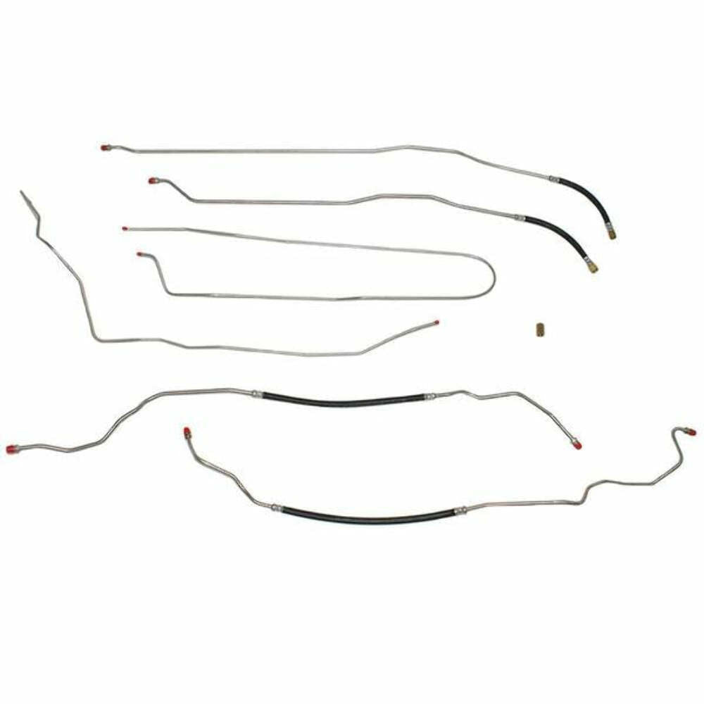 Fuel Line Kit for 1998-2000 98-00 Chevy S10 short bed stainless steel