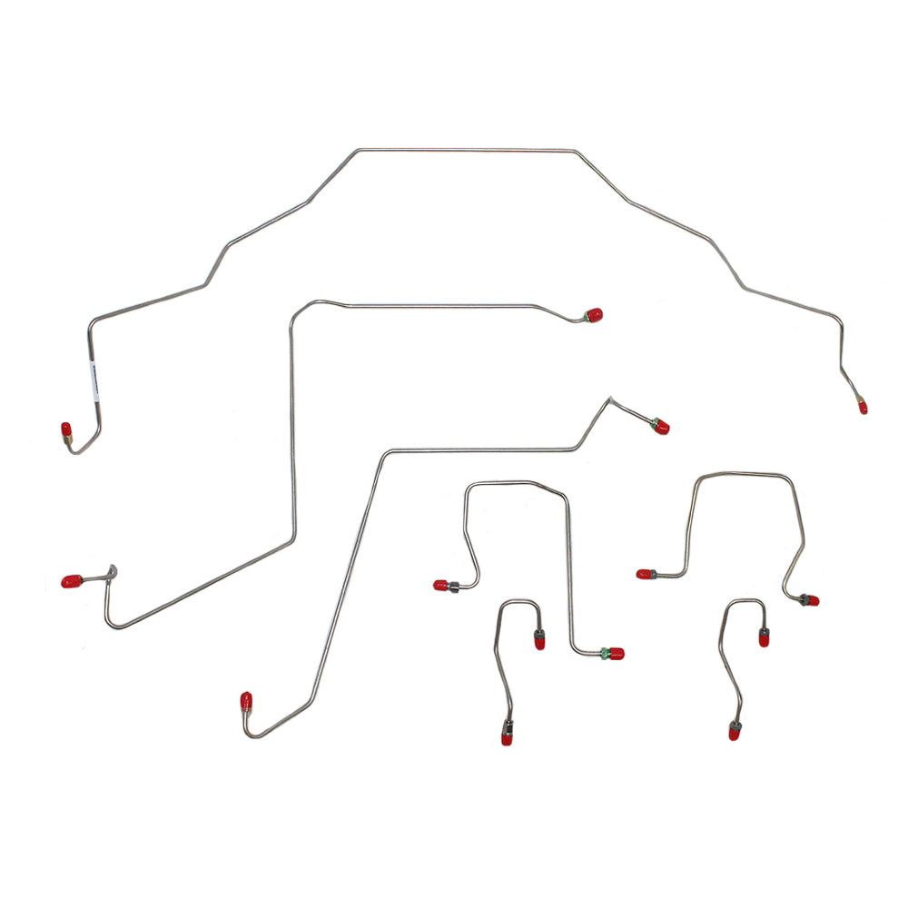 Front Brake Line Kit for 1998-2001 98-01 Dodge Ram 1500 ABS 2WD steel