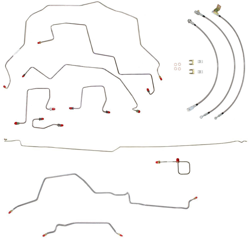Brake Line for 2013 98-01 Dodge Ram 2500 ABS 4WD long bed stainless steel