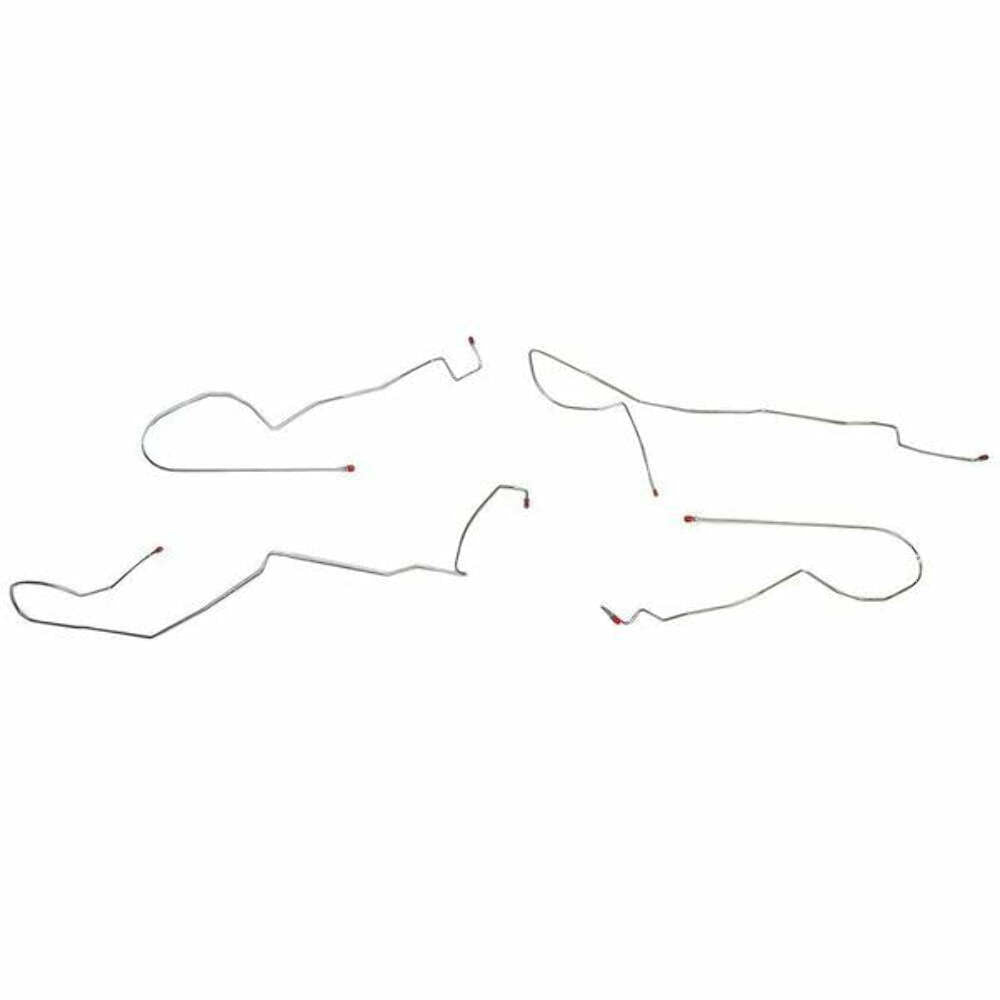 t 98-02 Chevy Camaro Intermediate Brake Line Kit Traction Control Stainless Steel FIN9804SS Fine Lines