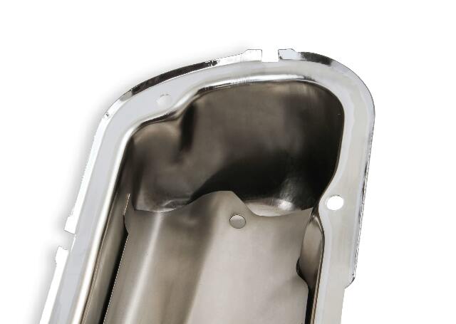 Mr. Gasket chrome valve covers Ford steel 9804