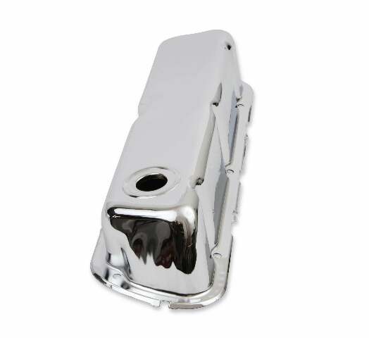 Mr. Gasket chrome valve covers Ford steel 9804