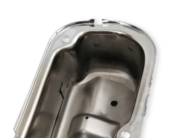 Mr. Gasket chrome tall style valve covers steel 9806