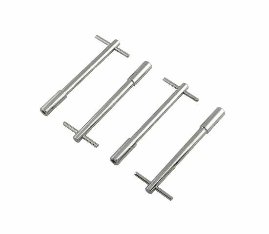 Mr. Gasket valve cover T bar wing bolts SBC 305 350 chevrolet GM GMC Chevy chrome steel 9820