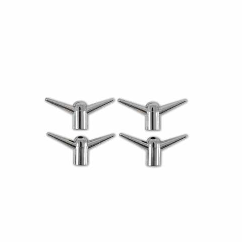 Mr. Gasket valve cover Y wing bolts 1/4 20 x 5/8 inch chr... Chevy chrome 9824