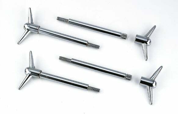 Mr. Gasket valve cover Y wing bolts 1/4 20 x 5/8 inch chr... Chevy chrome 9824