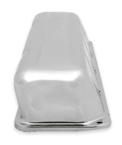 Mr. Gasket valve cover chrome 9830CMRG black steel 2493