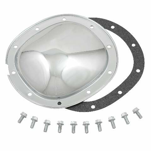 Mr. Gasket chrome differential cover LS engine Chevy steel 9896