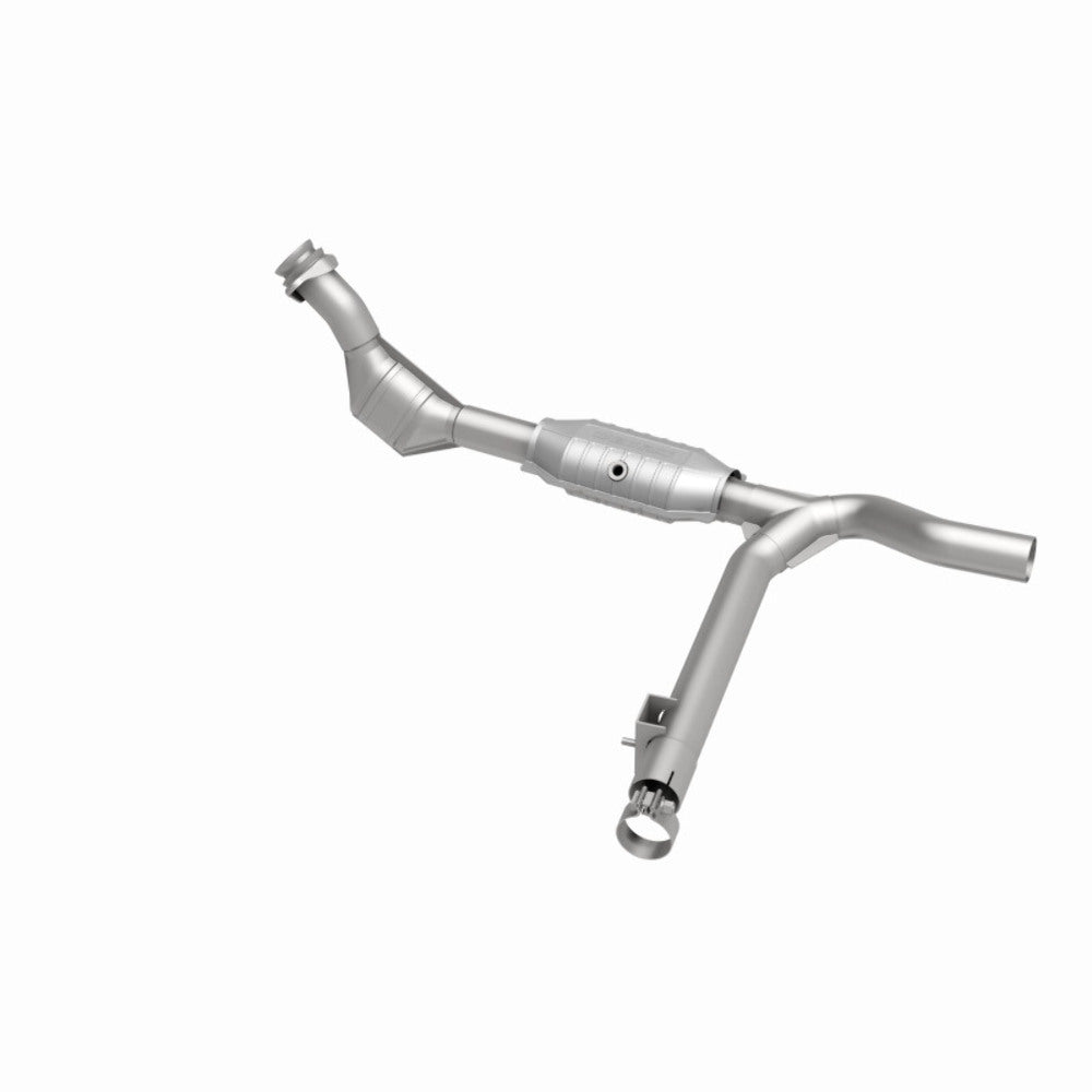 MagnaFlow direct-fit catalytic converter for 1999-2000 Ford F-150 4.2L stainless steel Federal EPA compliant OBDII 93393
