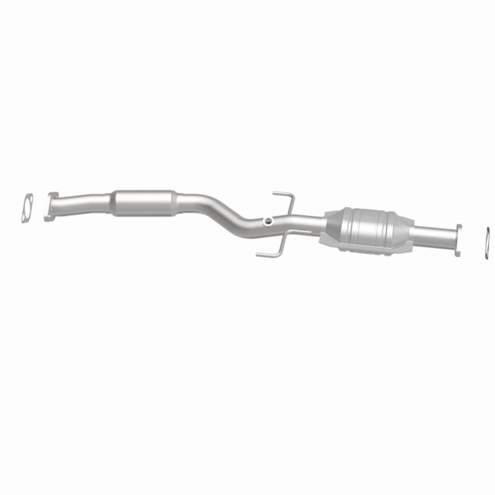 MagnaFlow direct-fit catalytic converter fits 2000 Mitsubishi Galant 2.4L and 2000 Mitsubishi Eclipse 2.4L 2.4 inch inlet/outlet stainless steel CARB compliant OBDII 49458