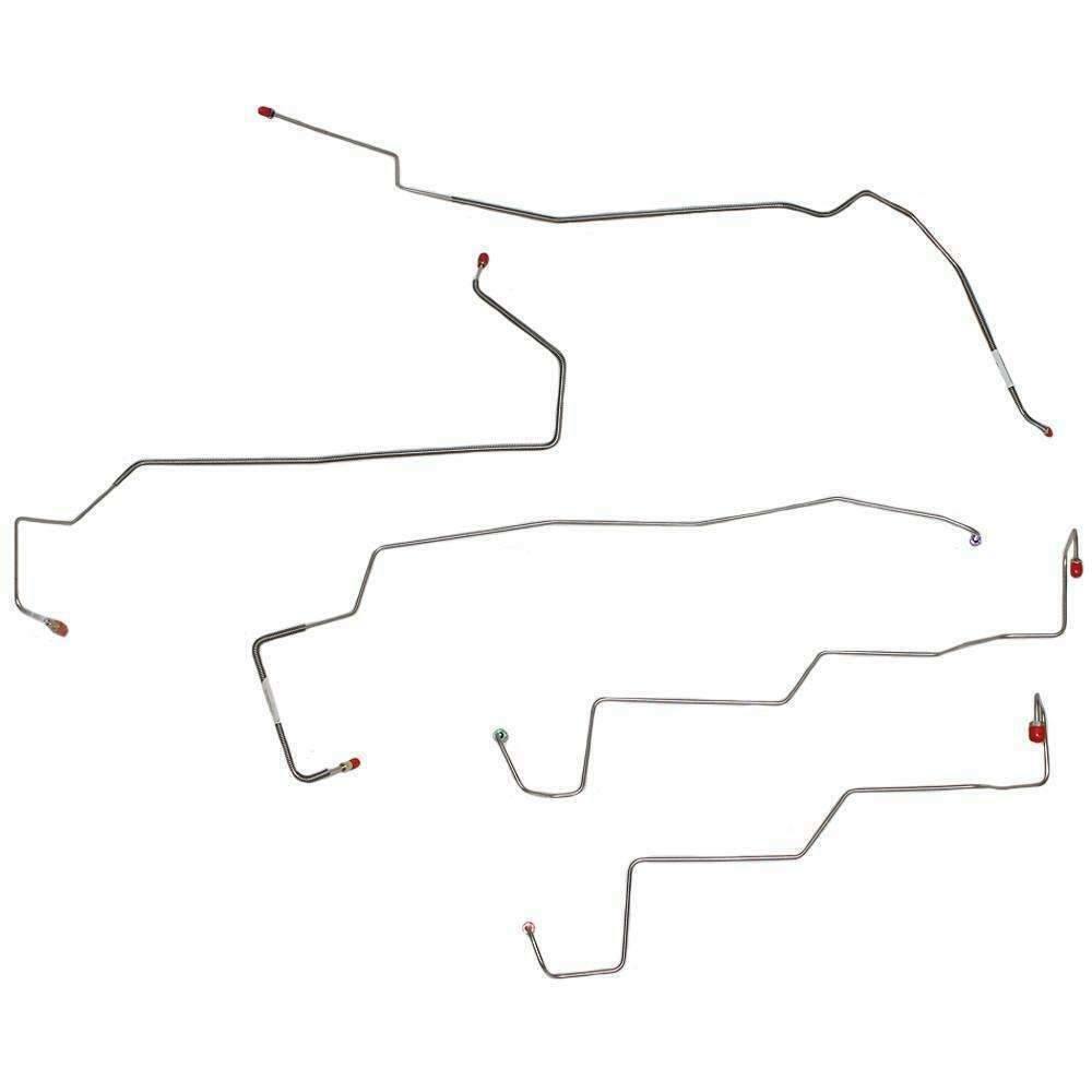 t 99-01 Ford F250 SD Front Brake Line Kit AWABS gas Fine Lines