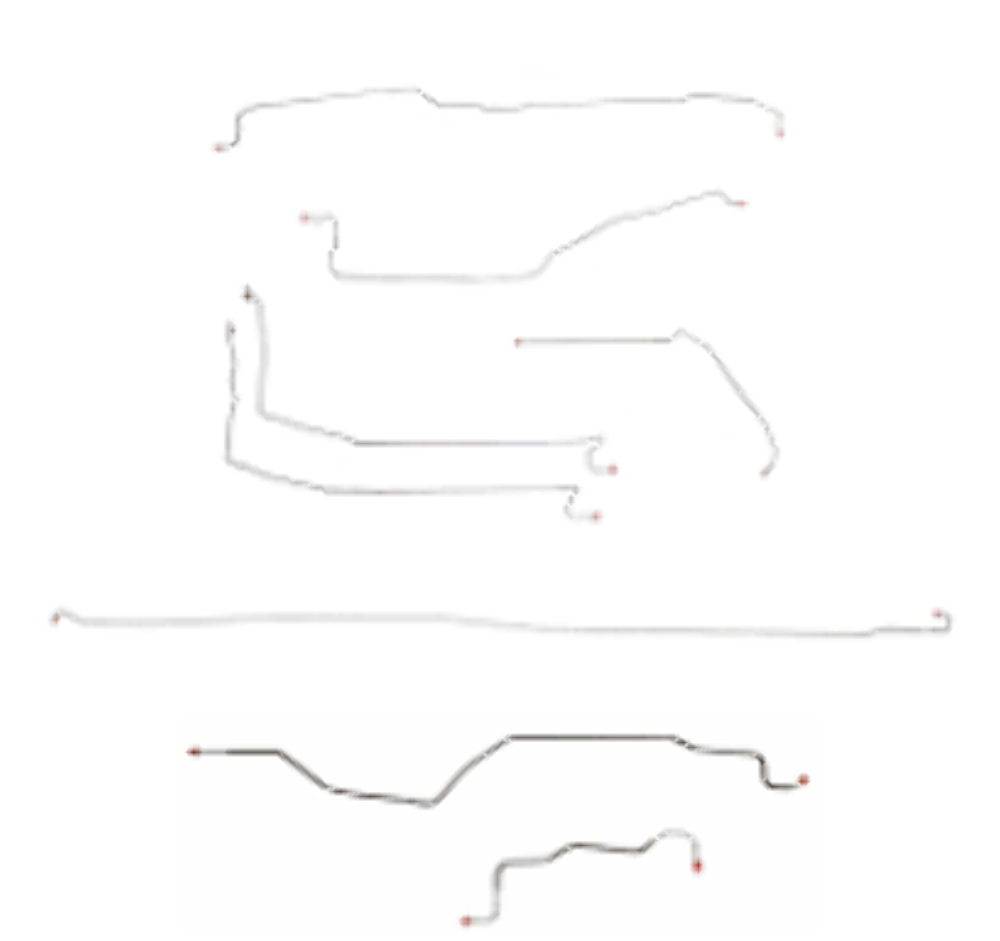 Complete Brake Line Kit for 2013 99-02 Chevy Silverado 1500 Reg Cab/ ABS 2WD long bed stainless steel