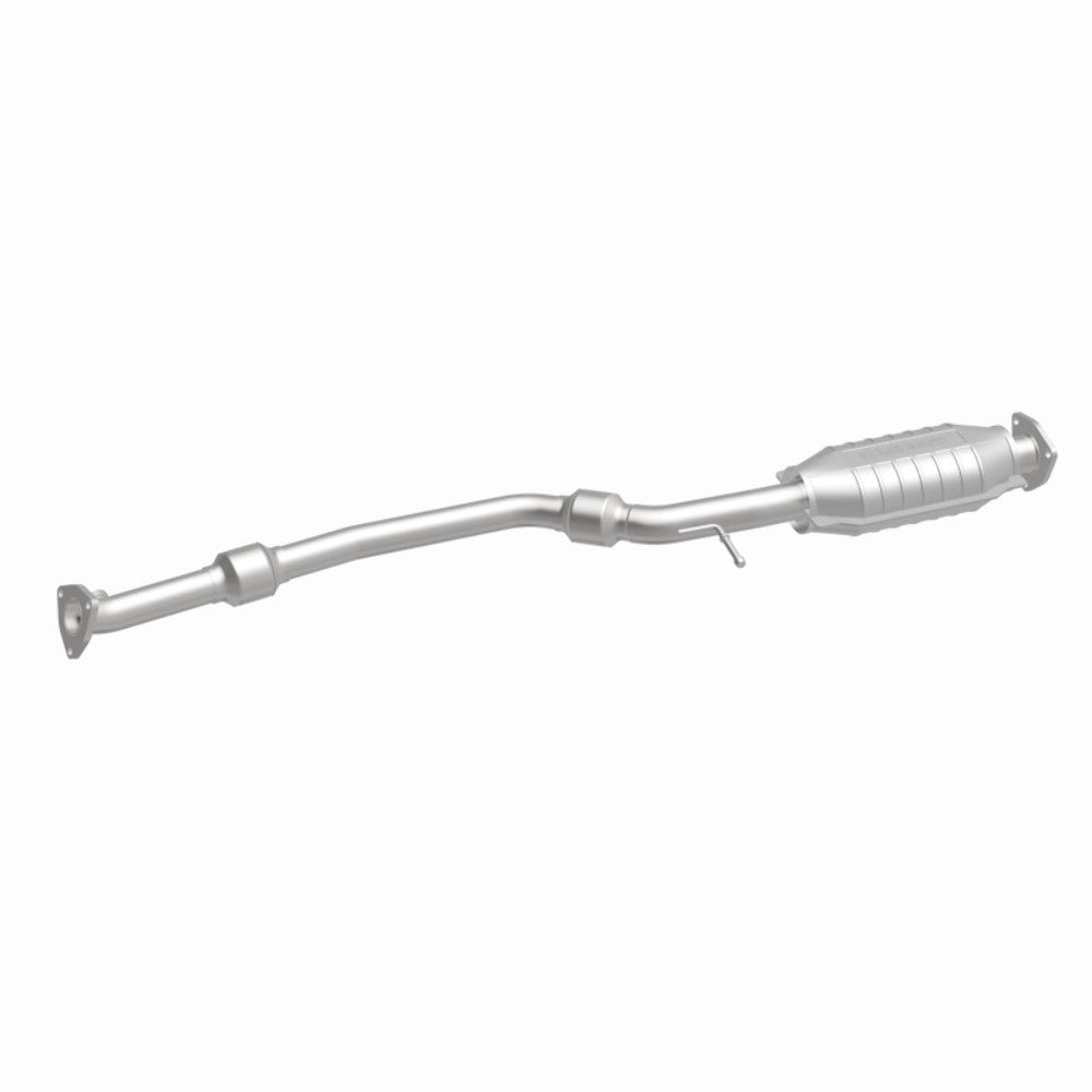 MagnaFlow direct-fit catalytic converter fits 1999-2002 Daewoo Lanos 1.6L and 1999-2002 Lanos 1.6 rear 1.6 inch inlet/outlet stainless steel CARB compliant OBDII 49547
