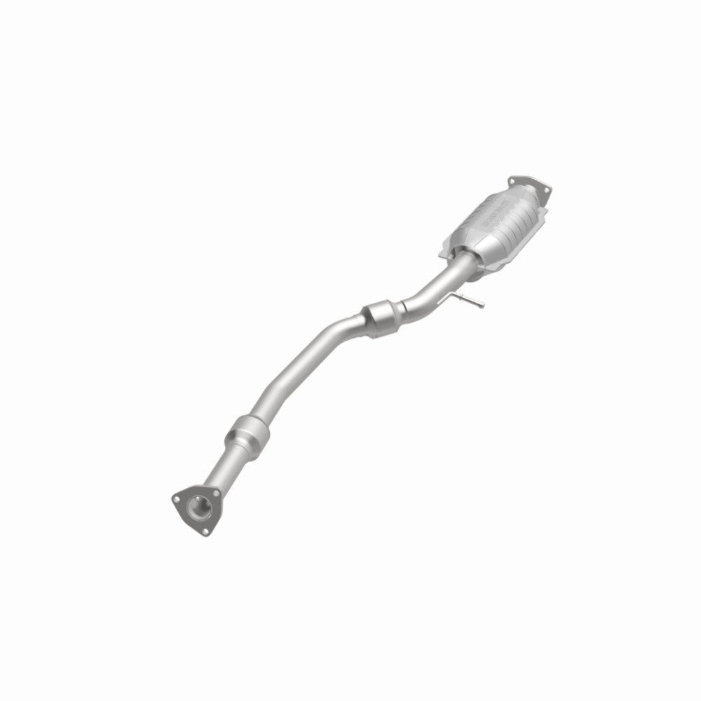 MagnaFlow direct-fit catalytic converter fits 1999-2002 Daewoo Lanos 1.6L and 1999-2002 Lanos 1.6 rear 1.6 inch inlet/outlet stainless steel CARB compliant OBDII 49547